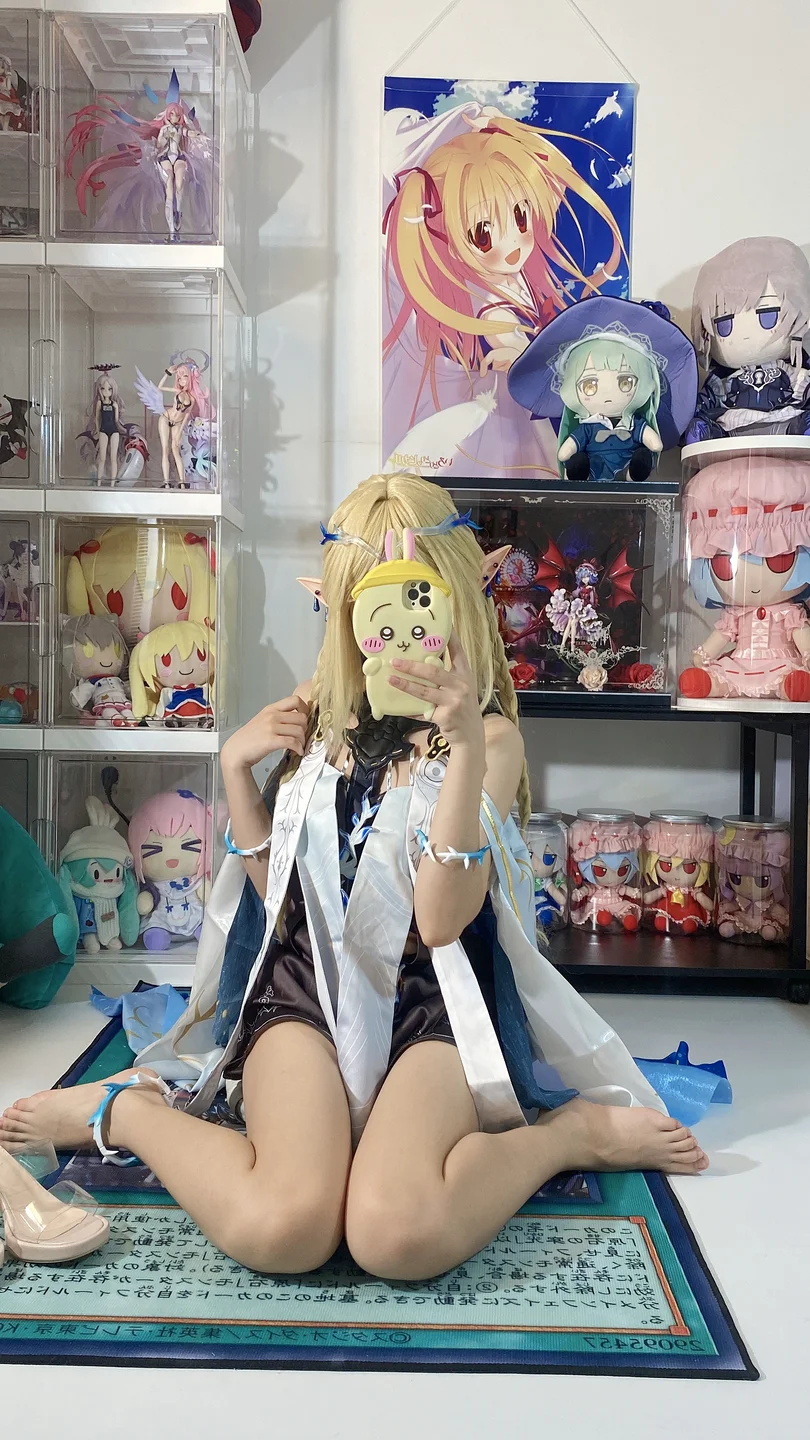 白栎Shirly - No.006 鸣潮·卡提希雅 [66P,8V-1.17GB] tg@simisebaisi 【丝足阁】055.webp